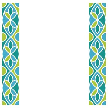 Mosaic Frame Element Vector Design