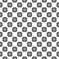 Black and white seamless abstract pattern. Background and backdrop. Grayscale ornamental design. vector