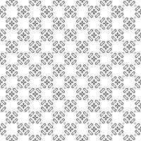 Black and white seamless abstract pattern. Background and backdrop. Grayscale ornamental design. vector