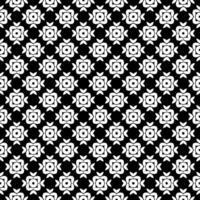 Black and white seamless abstract pattern. Background and backdrop. Grayscale ornamental design. vector