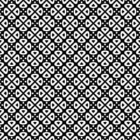 Black and white seamless abstract pattern. Background and backdrop. Grayscale ornamental design. vector