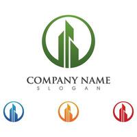 Property and Construction Logo design vector