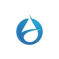 water drop Logo Template vector