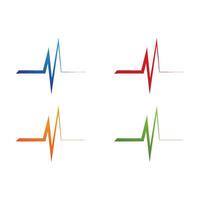 Health medical heartbeat pulse vector