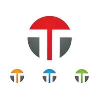 T Letter Logo Template vector