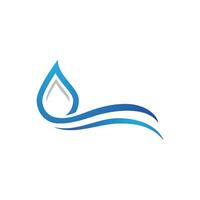 plantilla de logotipo de gota de agua vector