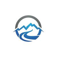 Mountain icon Logo vector