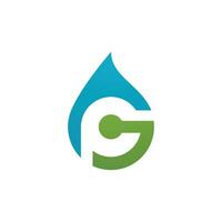 plantilla de logotipo de gota de agua vector