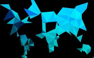 Light Blue, Green vector polygon abstract background.