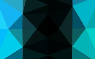 Light Blue, Green vector shining triangular template.