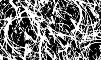 Grunge chaotic detailed black abstract texture. Vector background