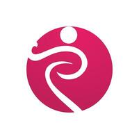 Health life people logo vector