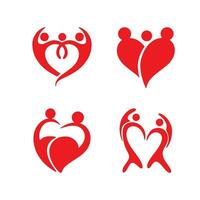 love people health  logo vector