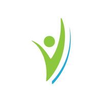 Health life people logo vector