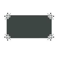 chinese border frame template vector