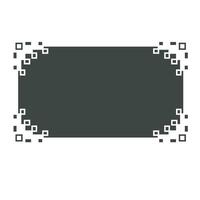 chinese border frame template vector