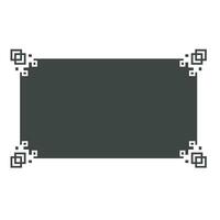 chinese border frame template vector