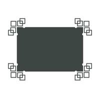 chinese border frame template vector