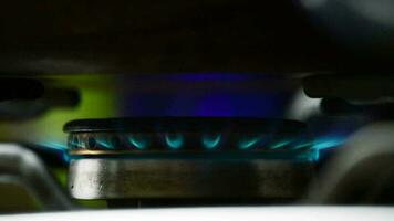 Gas Burner On Stove video