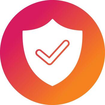 icono de vector de escudo