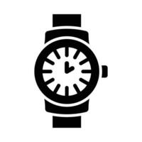 reloj vector glifo icono para personal y comercial usar.