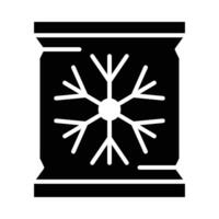 Ice Bag Vector Glyph Icon For Personal And Commercial Use.