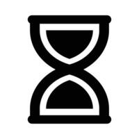 Hourglass Vector Glyph Icon For Personal And Commercial Use.