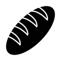 Baguette Vector Glyph Icon For Personal And Commercial Use.