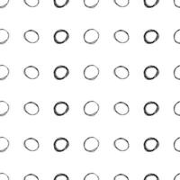 Seamless pattern with sketch circles shape vector