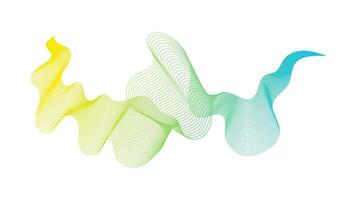 Abstract backdrop with wave gradient lines vector