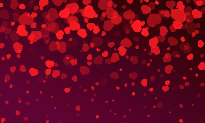 Happy Valentines Day Background. Abstract hearts for Valentines Day Background Design. Vector illustration.