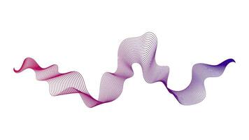 Abstract backdrop with wave gradient lines vector