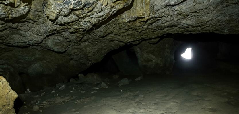 Underground Cave Stock Photos - Cave Underground Gorge Cavern Tunnel Crevice In Rock Free Photo