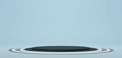 Circular product display stands premium stages and studio stands for displaying 3D illustration products photo