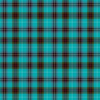 Blue check fabric texture vector textile print design with a seamless plaid pattern
