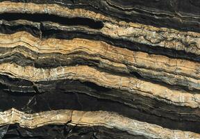 Close up of black marble textured background photo