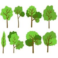 Green tree illustration vector