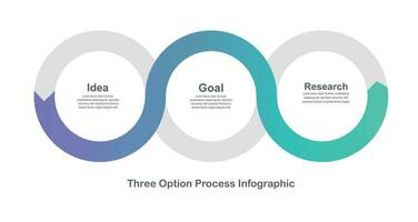 Business process. Timeline infographics with 3 steps, and options. Vector illustration design.