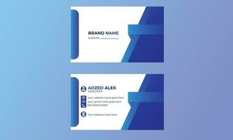 Business card design template Pro Vector