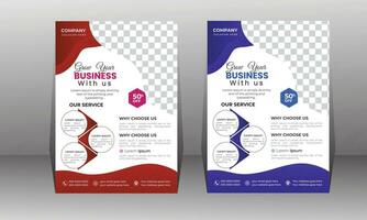 Modern Corporate Business Flyer Free Vector