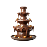 chocolate fondue ai generativo png