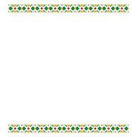 Black History Month Ethnic Pattern and Frame Element Design Collection vector