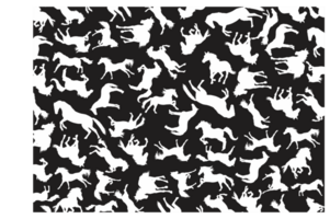 Horse Silhouette Pattern Background png