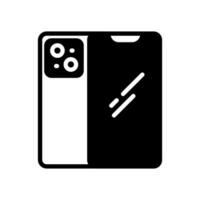 Mobile icon in vector. Illustration vector