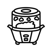 Popcorn Machine icon in vector. Illustration vector