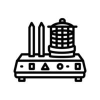 Hot Dog Cooker icon in vector. Illustration vector