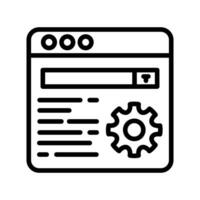 SEO Code icon in vector. Illustration vector