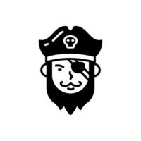 Pirates icon in vector. Illustration vector