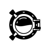 Porthole icon in vector. Illustration vector