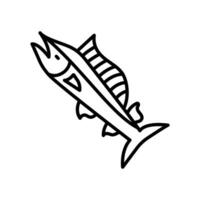 pez espada icono en vector. ilustración vector